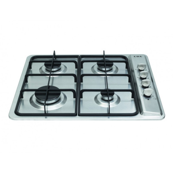 CDA HG6100SS built-in Gas Stainless steel hob