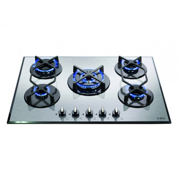CDA HVG720SS built-in Gas Black,Silver hob