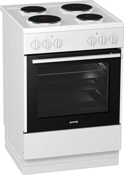 Gorenje E613E17WKE Freestanding Sealed plate hob A White