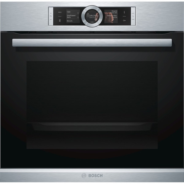 Bosch HBG6763S1 Electric oven 71л A Черный, Нержавеющая сталь