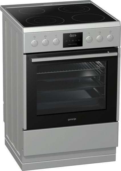 Gorenje EC637E14XX Freestanding Ceramic hob A Stainless steel