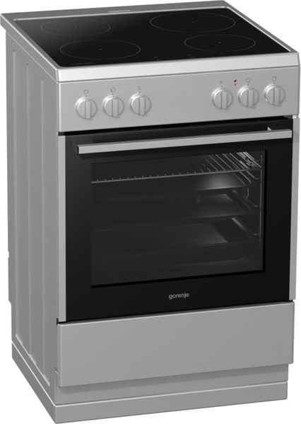 Gorenje EI617E14XK2 Freestanding Ceramic hob A Stainless steel