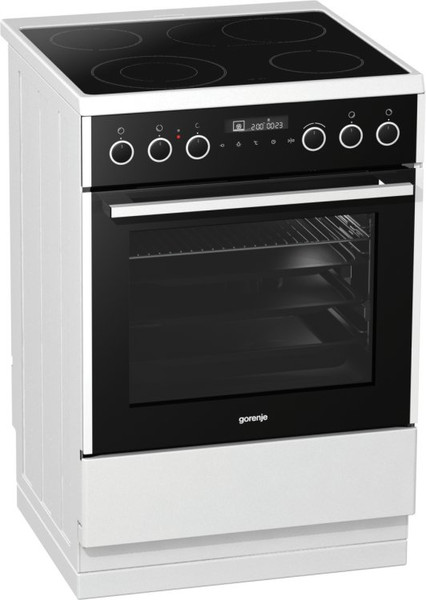 Gorenje EC647A21WV Freestanding Ceramic hob A Black,White