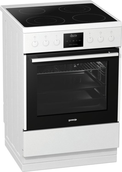 Gorenje EC637E14WX Freestanding Ceramic hob A White