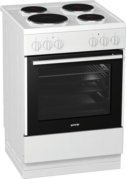 Gorenje E617E17WKA Freestanding Sealed plate hob A White