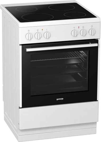 Gorenje EC615E17WKT Freestanding Ceramic hob A White