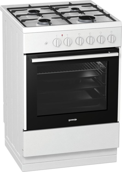 Gorenje K613E17WKD Freestanding Gas hob A White