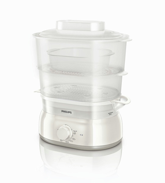 Philips Daily Collection HD9115/20 2basket(s) freestanding 900W White steam cooker
