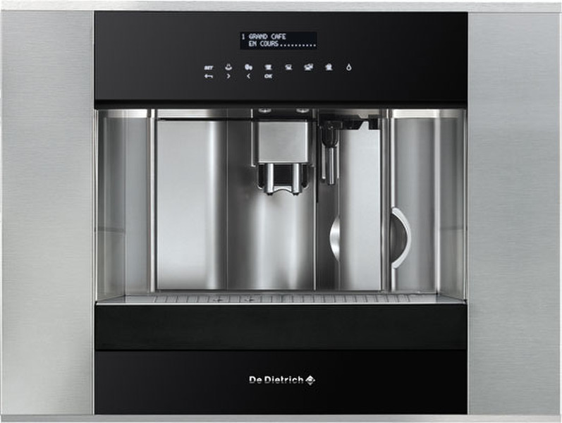 De Dietrich DED1140X Espressomaschine 2l Schwarz, Edelstahl Kaffeemaschine
