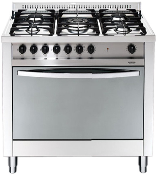 Lofra MG96MF/Ci Freestanding Gas hob A Stainless steel,White