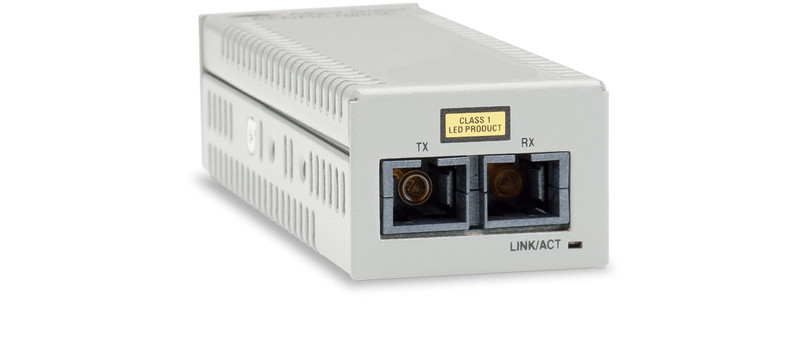 Allied Telesis DMC100/SC 100Mbit/s 1310nm Multi-Modus Grau Netzwerk Medienkonverter