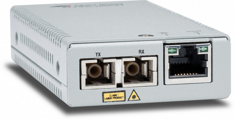 Allied Telesis AT-MMC2000/SC-60 1000Мбит/с 850нм Multi-mode Cеребряный