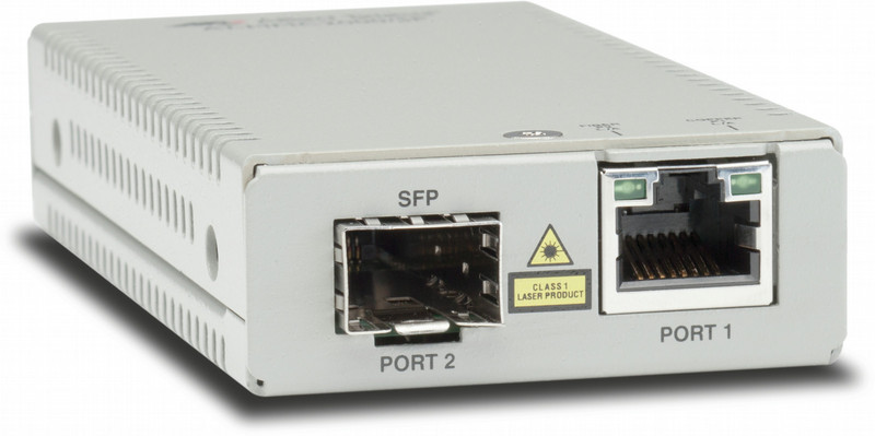 Allied Telesis AT-MMC2000/SP-60 1000Mbit/s 850nm Multi-mode Silber