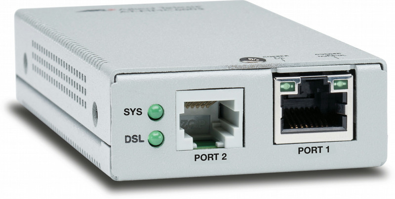 Allied Telesis AT-MMC6005-60 Network transmitter & receiver 10,100,1000Мбит/с Cеребряный