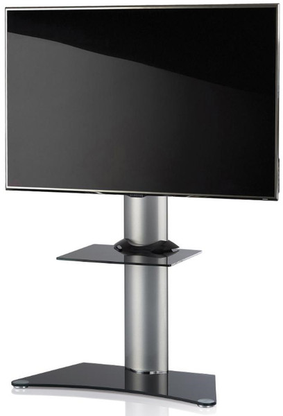 VCM Morgenthaler 17060 Flat panel Multimedia stand Aluminium,Black multimedia cart/stand