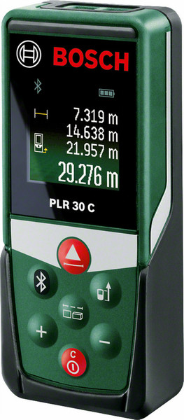 Bosch PLR 30 C Laser-Distanzmessgerät 30m Grün
