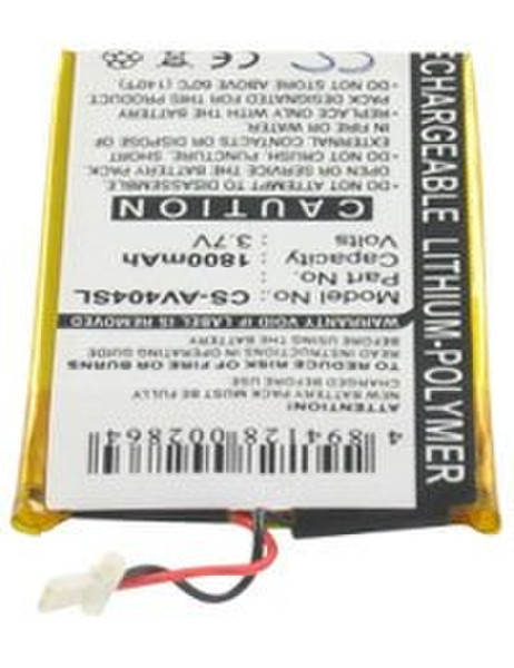 AboutBatteries 266929 Lithium Polymer 1800mAh 3.7V rechargeable battery