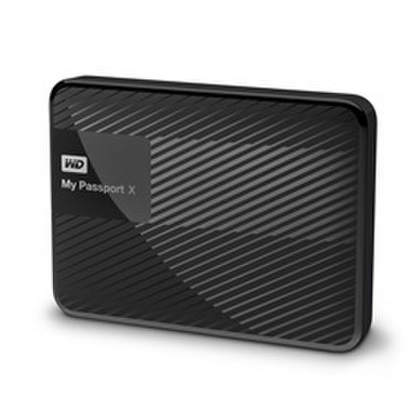 Western Digital 2TB My Passport X USB Type-A 3.0 (3.1 Gen 1) 2000GB Schwarz Externe Festplatte