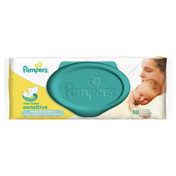 Pampers New Baby Sensitive 1 x 50 pcs 50Stück(e) Babywischtuch