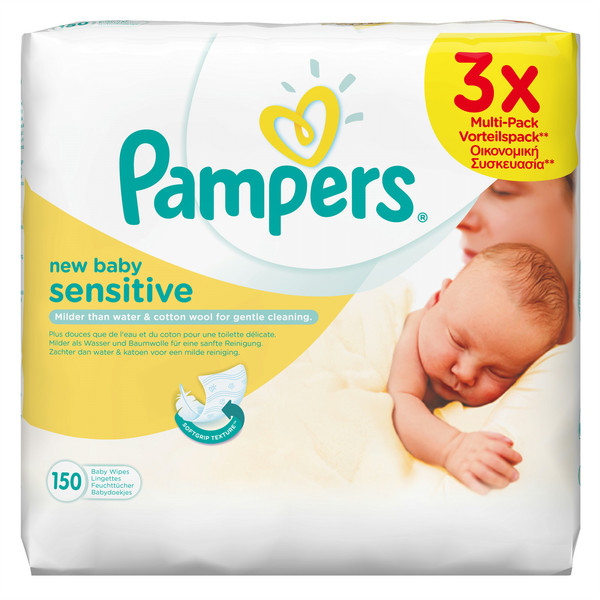 Pampers New Baby Sensitive 3 x 50 pcs 50pc(s) baby wipes