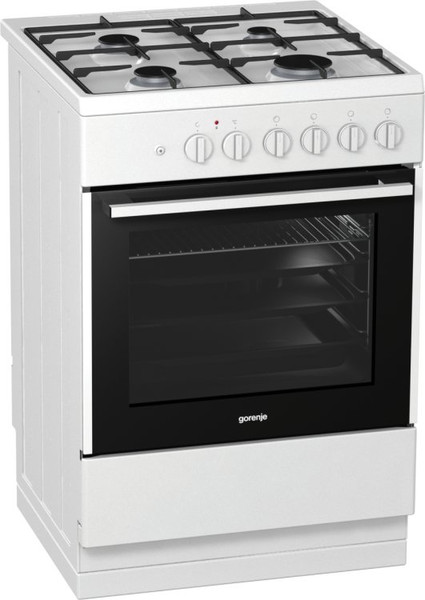 Gorenje K617E14WKD Freistehend Gas hob A Weiß