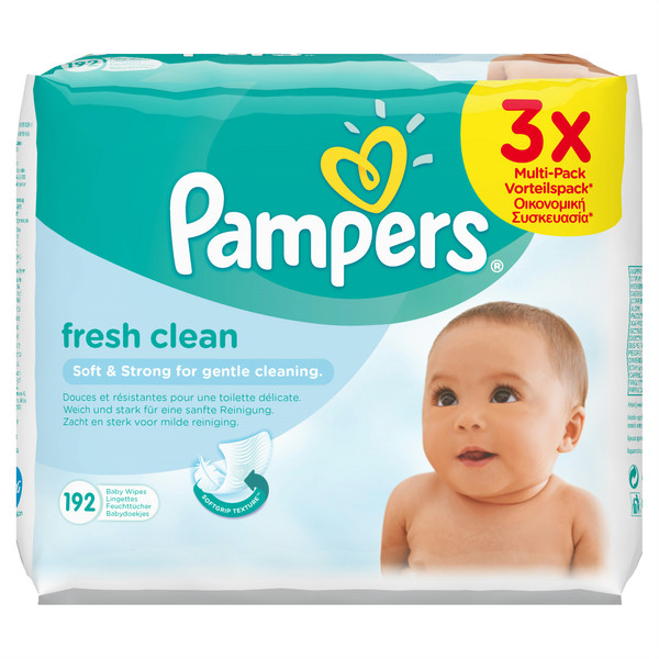 Pampers Fresh Clean 3 x 64 pcs 64шт влажные детские салфетки