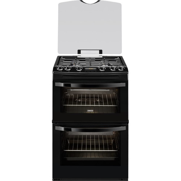 Zanussi ZCG63200BA Freistehend Gas hob A Schwarz Küchenherd