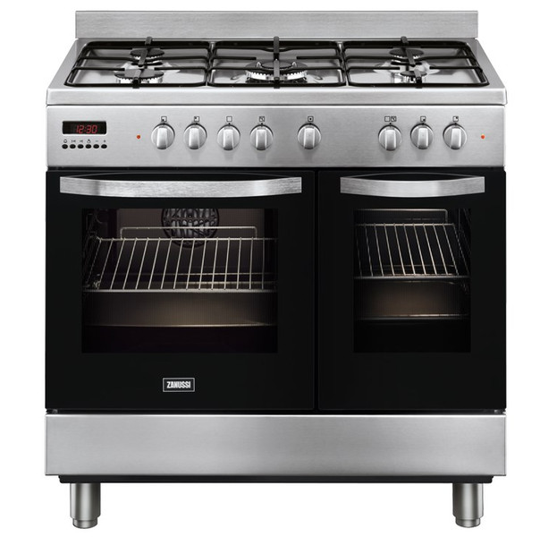 Zanussi ZCK98307XA Freestanding Gas hob A Stainless steel cooker