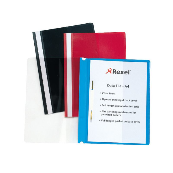 Rexel Data File A4 Black (25)