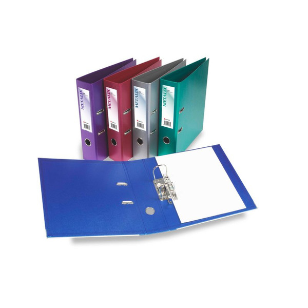 Rexel Metalix A4 Lever Arch File Green