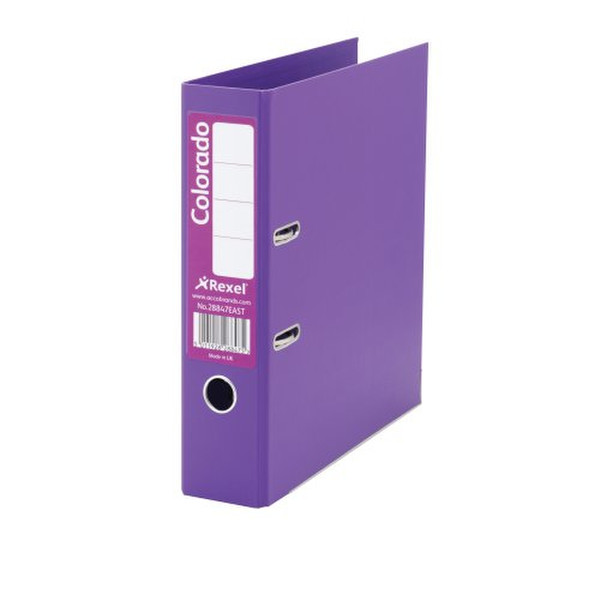 Rexel Colorado Foolscap Lever Arch File Purple (10)