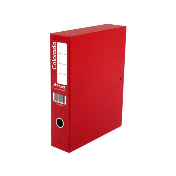 Kensington Colorado Foolscap Lockspring Box File Red (5)