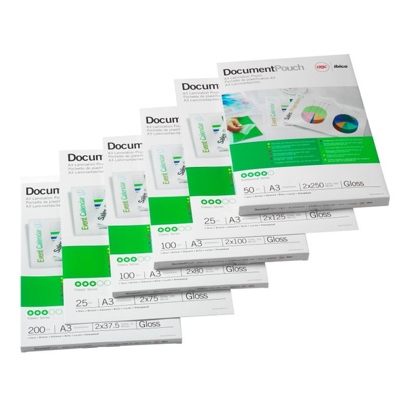 Kensington Matt Laminating Pouches A3 2x75 Micron (100) laminator pouch