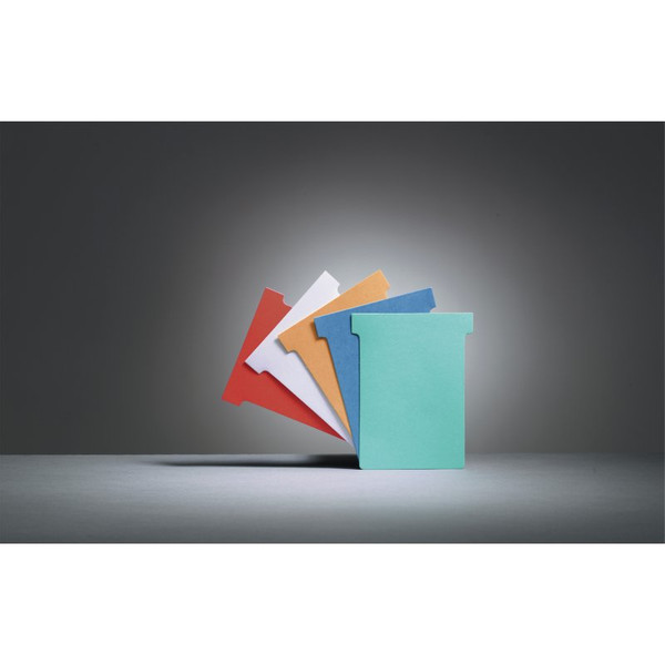 Kensington Nobo TCards Size2 Assorted Colours (5X100)