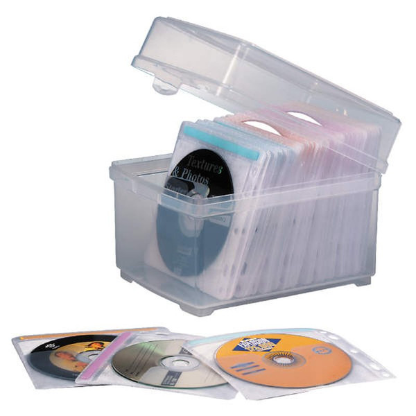 Kensington CD Box and Sleeves - Capacity 60