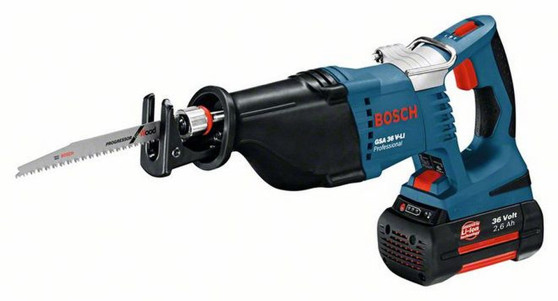 Bosch GSA 36 V-LI Professional + 2x1.3Ah