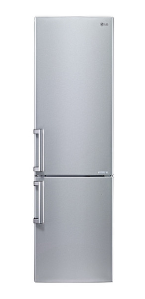 LG GBB530NSCQE freestanding 252L 93L A+++ Platinum fridge-freezer