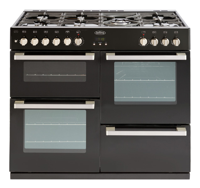 Belling DB4 100DF Freistehend Gas hob Schwarz