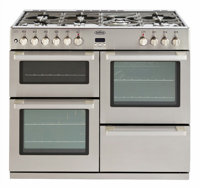 Belling DB4 100DF Professional Отдельностоящий Gas hob A Нержавеющая сталь