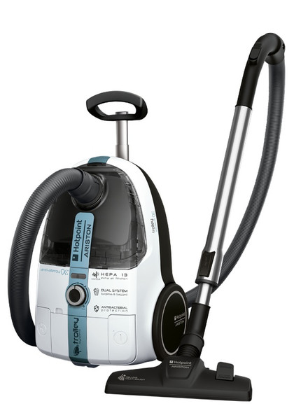 Hotpoint SL D10 BAW Cylinder vacuum cleaner 1000W C White vacuum