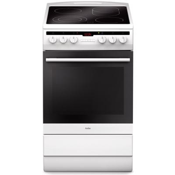 Amica SHC5774DW Freestanding Induction hob A White cooker