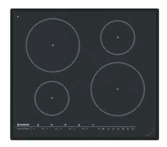Hoover HPI 430 BLA built-in Induction Black hob