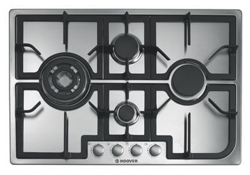 Hoover HGH 74 SQCX built-in Gas Stainless steel hob