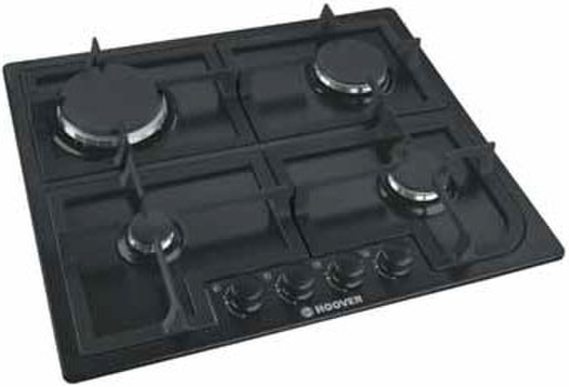 Hoover HGH 64 SCB built-in Gas Black hob