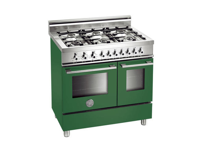 Bertazzoni W90 6 MFE VE Отдельностоящий Gas hob Зеленый