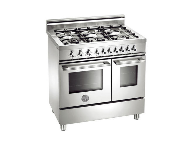 Bertazzoni W90 6 MFE X Отдельностоящий Gas hob Нержавеющая сталь