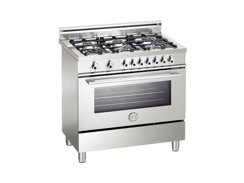 Bertazzoni X90 6 DUAL X Freestanding Gas hob Stainless steel