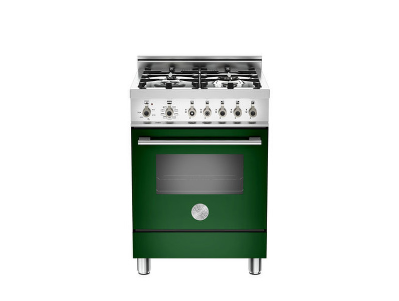 Bertazzoni X60 4 MFE VE Отдельностоящий Gas hob Зеленый