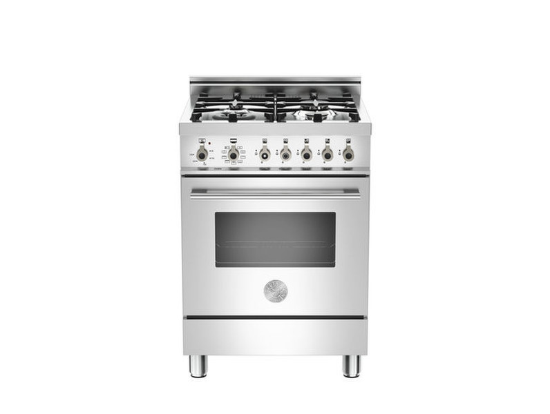 Bertazzoni X60 4 MFE X Freestanding Gas hob Stainless steel