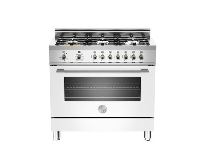 Bertazzoni X90 6 MFE BI Отдельностоящий Gas hob Белый